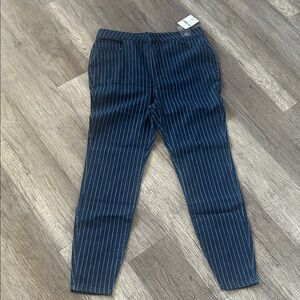 Pin Striped Blue Pants